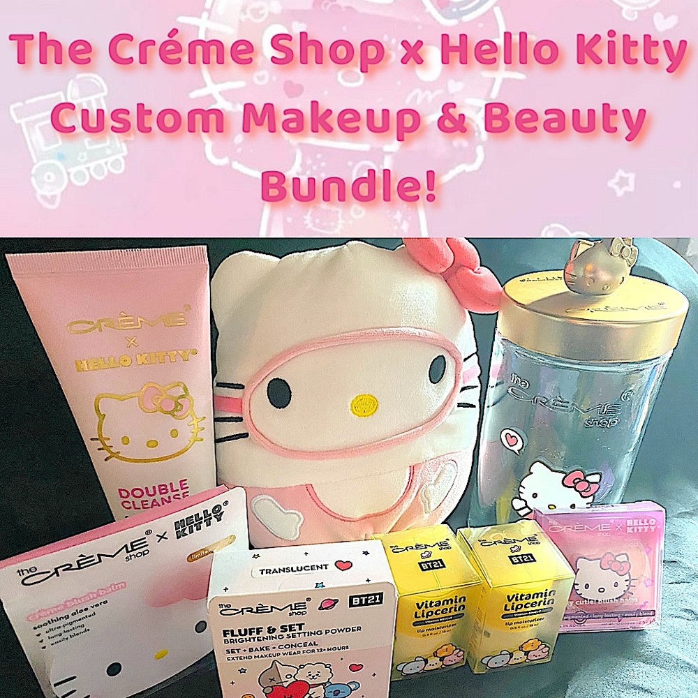 💥The Crème Shop x Hello Kitty - Makeup & Beauty Bundle (8 PC) - NEW 💥